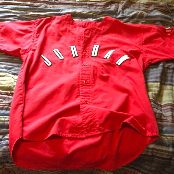 jordan brand baseball jersey
